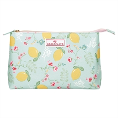 Cosmetic bag Limona pale blue large