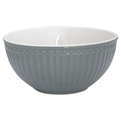 Cereal bowl Alice stone grey