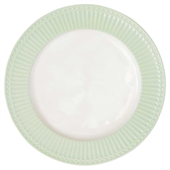 Dinner plate Alice pale green