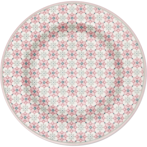 Small plate Gwen pale pink