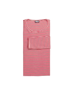 Fine Stripes Red/Ecru (natur) - Regular