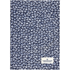 Tea towel Dahla blue