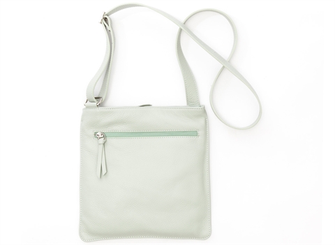 MAXIMA/ULTIMO skuldertaske m en lynlås Cross-over, Menta