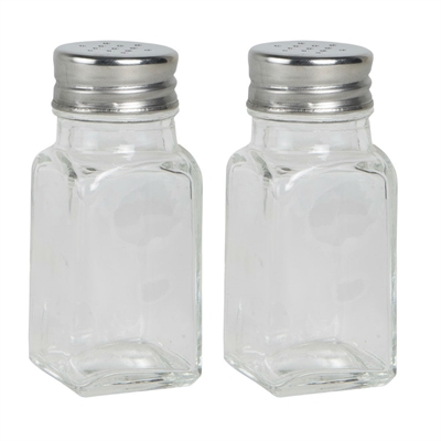 Salt/peberstrøer i glas