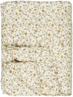 Creme m/blomsterranker - quilt