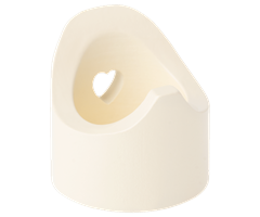 Maileg potte, Micro-serien - Off-white