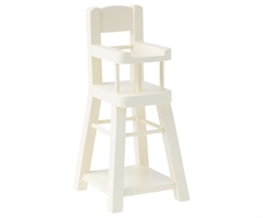 Maileg mikro høj stol - hvid