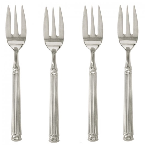 Cake fork silver set of 4 pcs