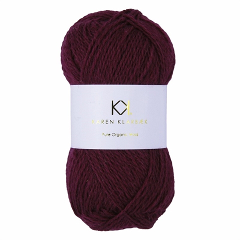 2025 Bordeaux - pure organic wool