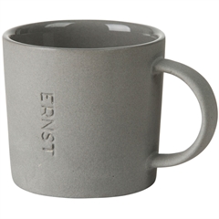 ERNST espresso-kop, stentøj - lysegrå. H: 6 cm - Ø: 6 cm