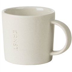 ERNST espresso-kop, stentøj - hvid. H: 6 cm - Ø: 6 cm