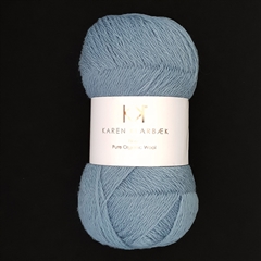2504 Blue - fine pure organic wool