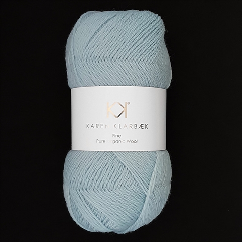 2505 Light Blue - fine pure organic wool