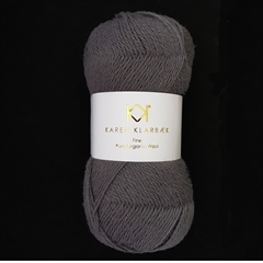 2508 Charcoal - fine pure organic wool