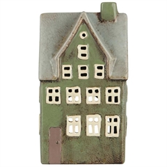 Nyhavn hus t/fyrfadslys - B: 6½ cm H: 20 cm L: 10 cm