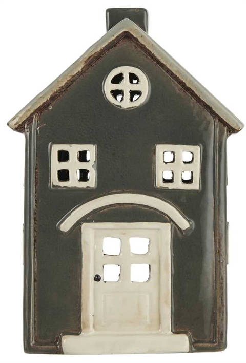 Nyhavn hus t/fyrfadslys - B: 7½ cm H: 21 cm L: 12 cm