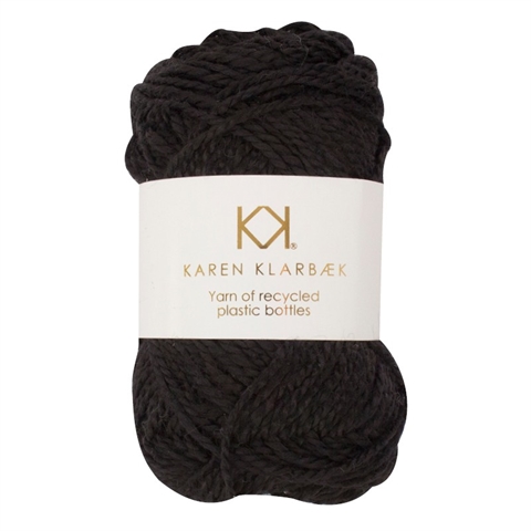 3008 Black - recycled bottle yarn