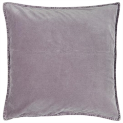 Pudebetræk velour 50x50 cm - lavender