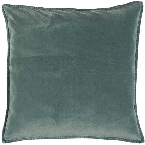 Pudebetræk velour 50x50 cm - emerald green