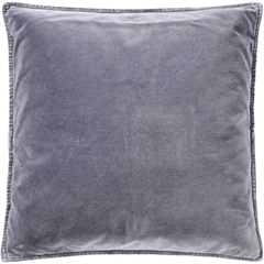 Pudebetræk velour 50x50 cm - purple ash