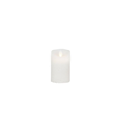 Stearinlys, LED - m. timer, H: 7,5 cm - 2. SORTERING