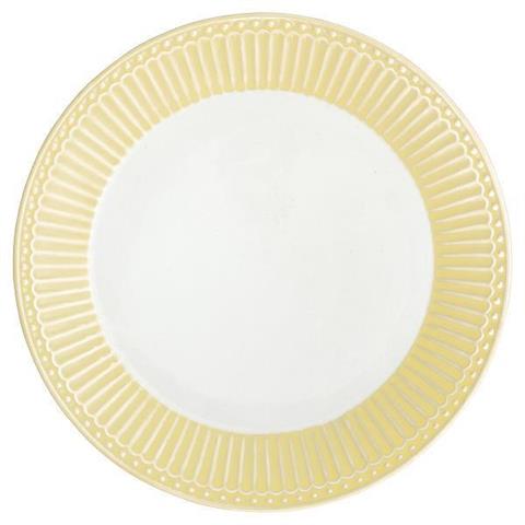 Plate Alice pale yellow