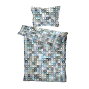Turiform sengetøj / sengelinned Aslak 140x220 blå - 2 sæt