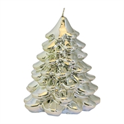 GreenGate, Xmas tree, silver - lys - 10 cm