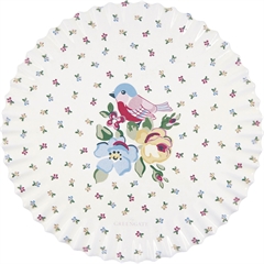 Coaster round Ellie white - Ø: 20 cm