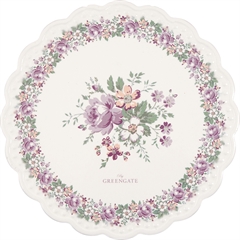 Coaster round Marie peach - Ø: 20 cm