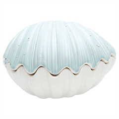 Jewelry box Conch pale blue small