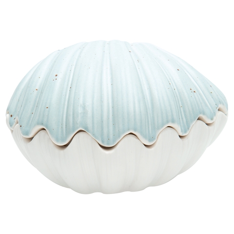 Jewelry box Conch pale blue small