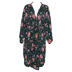 Kimono Greengate Meadow black Chiffon