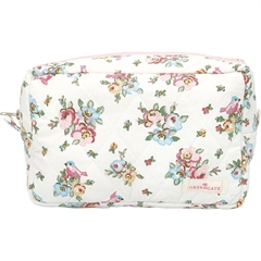 Cosmetic bag large Ellie white - H: 16 cm L: 29 cm