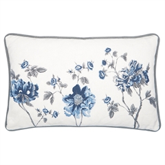 Cushion Charlotte white pieceprinted 30x50cm 