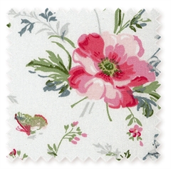 Stof Greengate Meadow white - pr. mtr