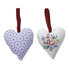 Heart Juno dusty blue set of 2 assorted