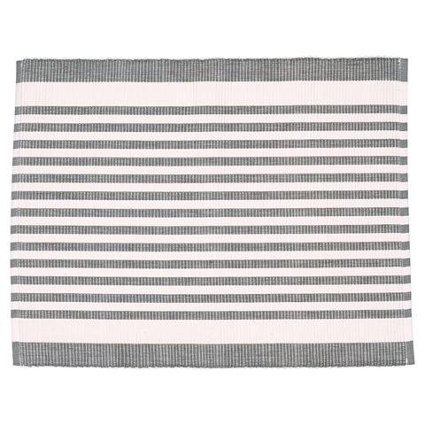 Placemat Alice stripe grey