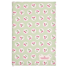 Tablecloth Cherry berry p.green 150x150cm