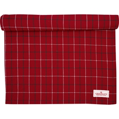 Table runner Lyla check red