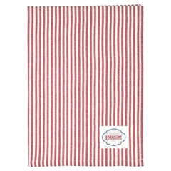 Tea towel Alice stripe red