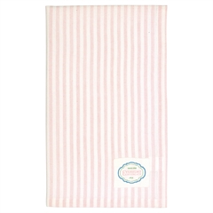 Viskestykke Greengate Alice stripe pale pink