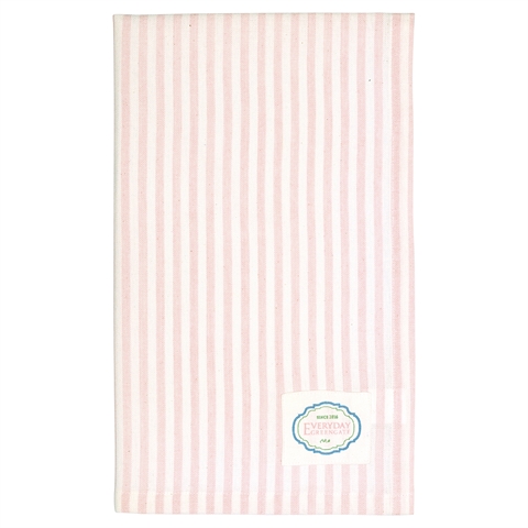 Viskestykke Greengate Alice stripe pale pink