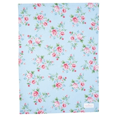 Tea towel Alma pale blue