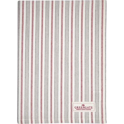 Tea towel Cara red