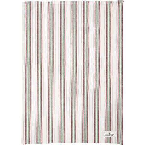 Tea towel Carola red