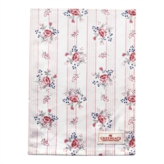 Tea towel Fiona pale pink