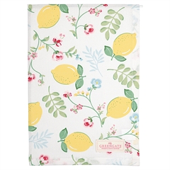 Tea towel Limona white