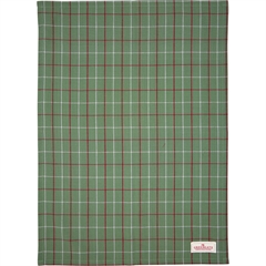 Tea towel Lyla check green