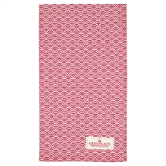 Tea towel Nancy red